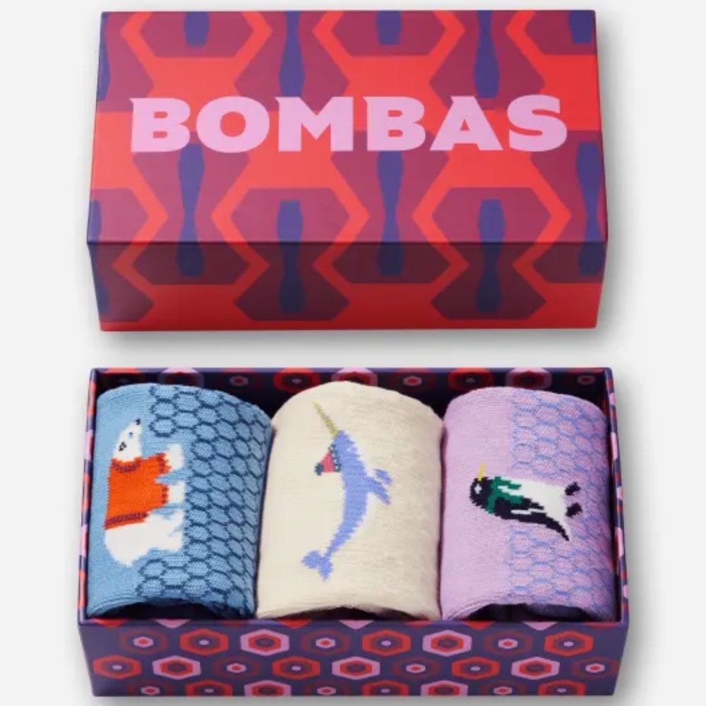 Women’s Bombas 3 pack ankle socks *Medium* size 8-10.5.